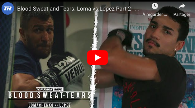 LOMA vs. LOPEZ : Blood Sweat and Tears